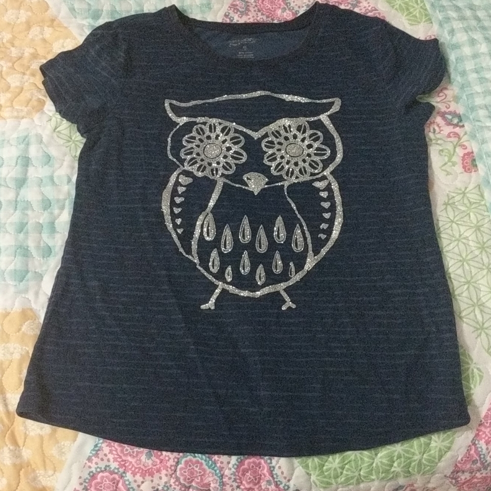 Girls T-Shirt with glitter animal